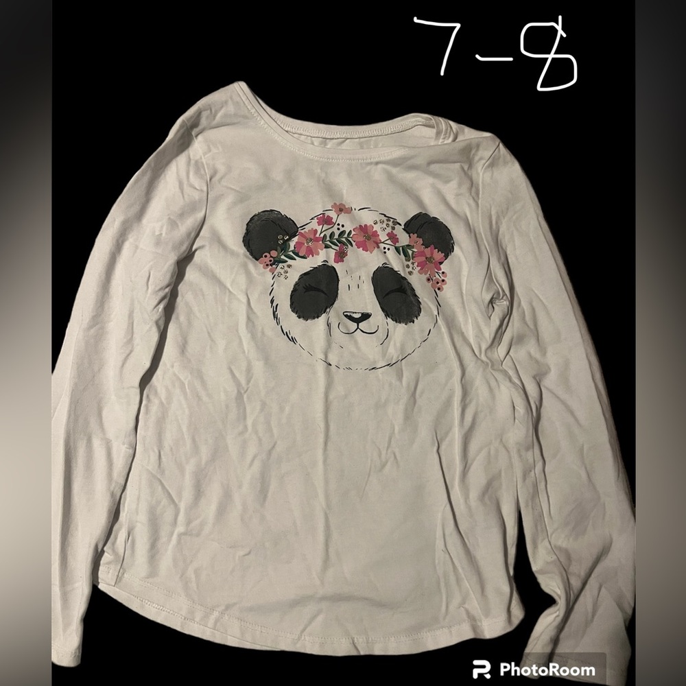 Long sleeve Panda Shirt for girl